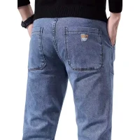 ZK Denim Light Blue Six Pocket Jeans – Premium Slim Fit Collection for Men