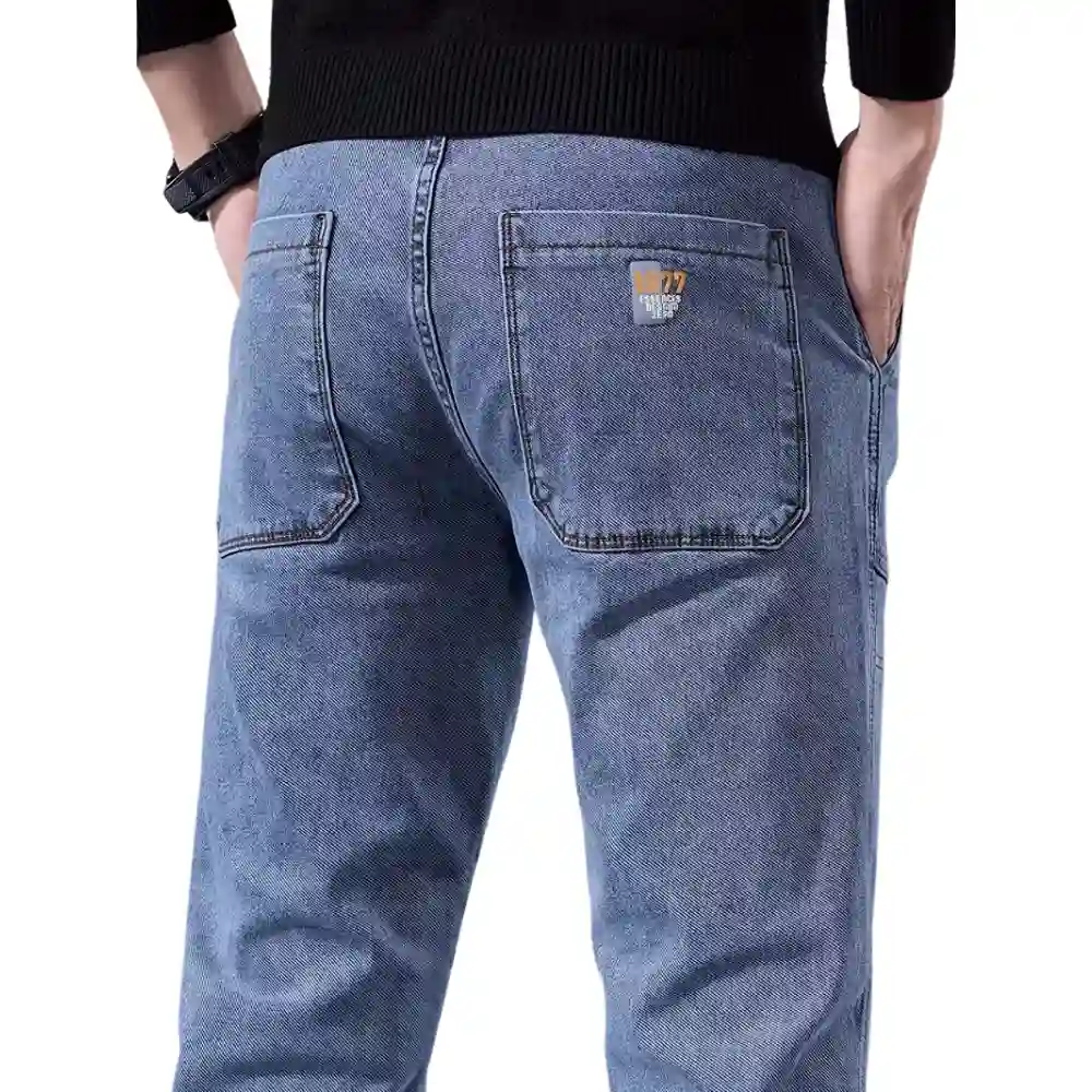 ZK Denim Light Blue Six Pocket Jeans – Premium Slim Fit Collection for Men