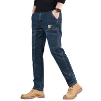ZK Denim Six Pocket Blue Jeans – Premium Slim Fit for Men