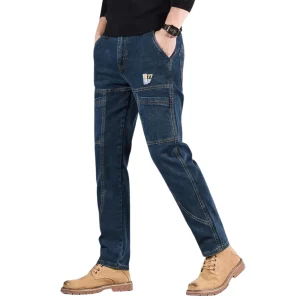 ZK Denim Six Pocket Blue Jeans – Premium Slim Fit for Men