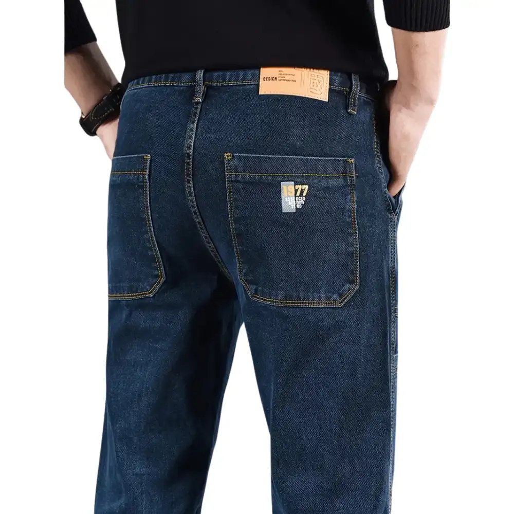 ZK Denim Six Pocket Blue Jeans – Premium Slim Fit for Men