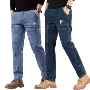 ZK Denim Combo Pack – Light Blue + Blue Six Pocket Jeans (2PCS)