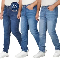 Mid, Light & Deep Blue AE Premium Denim Pants – 3PCS Combo