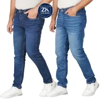 ZK-BD-AE-40 Deep Blue and Mid Blue American Eagle Denim Pants – 2PCS Combo