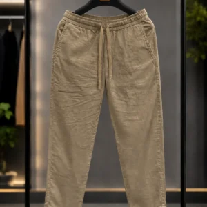 Premium Remi Cotton Trouser – Khaki